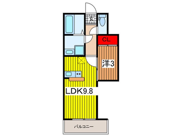 グランプリュネの物件間取画像