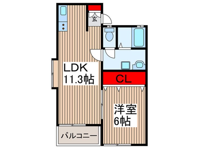 ＴＹハイツの物件間取画像