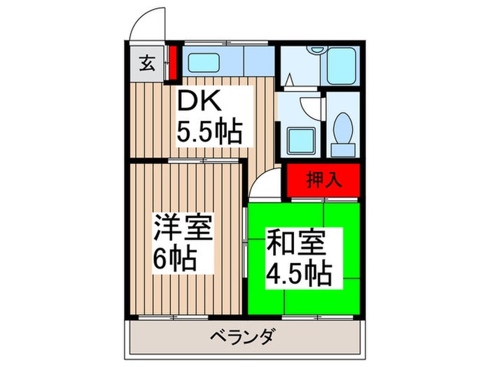 セントパ－クハイツの物件間取画像