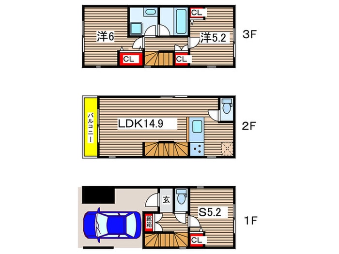 Ｋｏｌｅｔ南砂町#02の物件間取画像