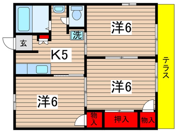 シティワン蘇我の物件間取画像