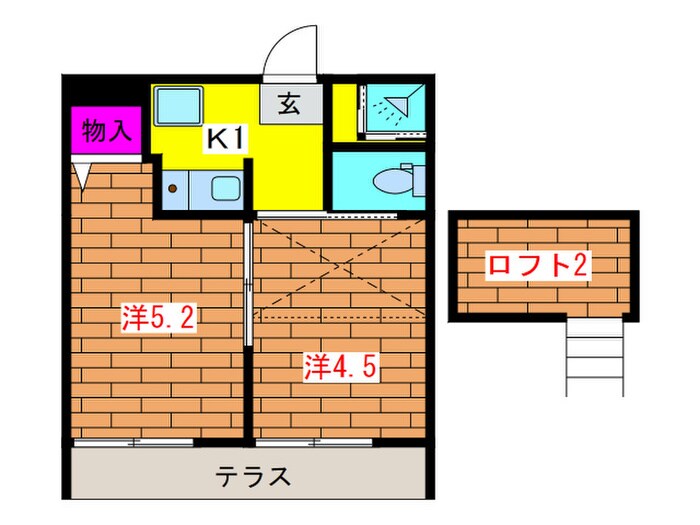 ヴァンサン館の物件間取画像