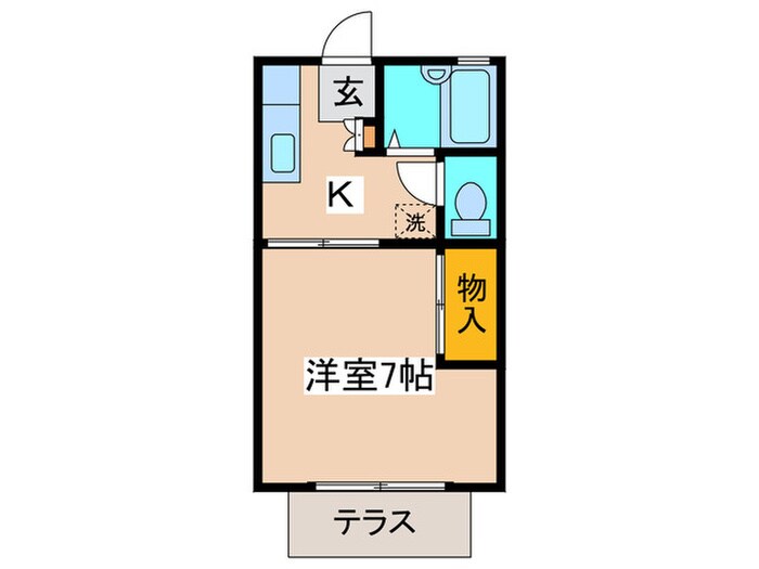 コ－ポジュダス９４の物件間取画像