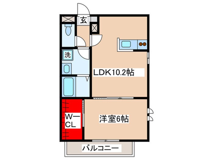 クレストＡ日吉の物件間取画像