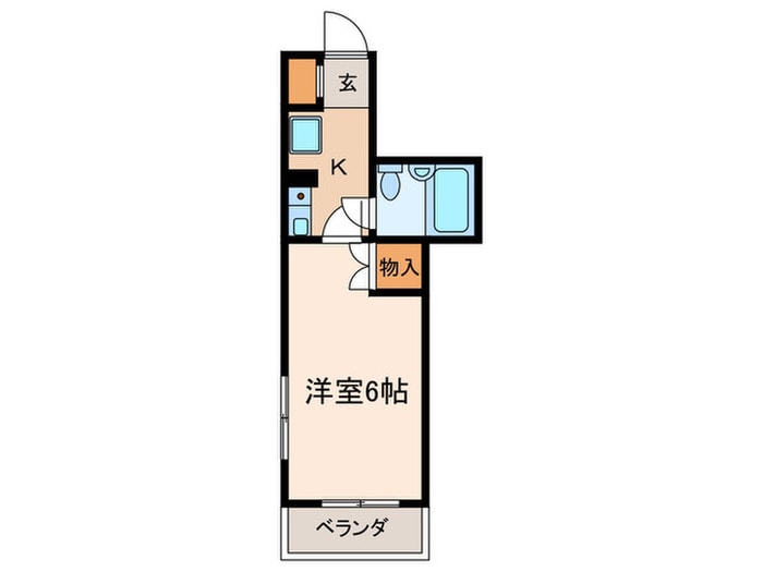 シャトレ武蔵野の物件間取画像