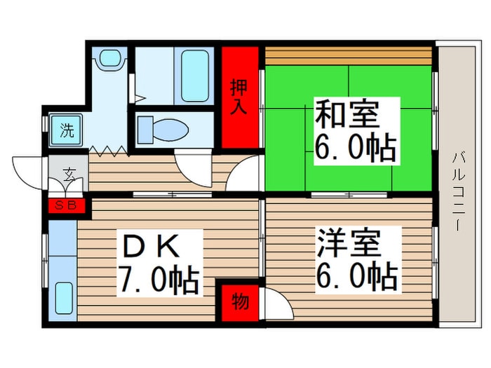 リヴハイム杉浦の物件間取画像