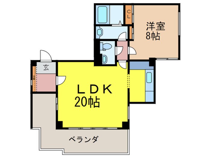 ベルパレス目白（３０２）の物件間取画像