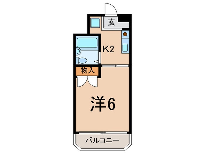 ライフモリ１３号館の物件間取画像