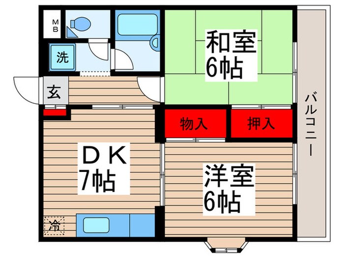 新潮通り一番館の物件間取画像