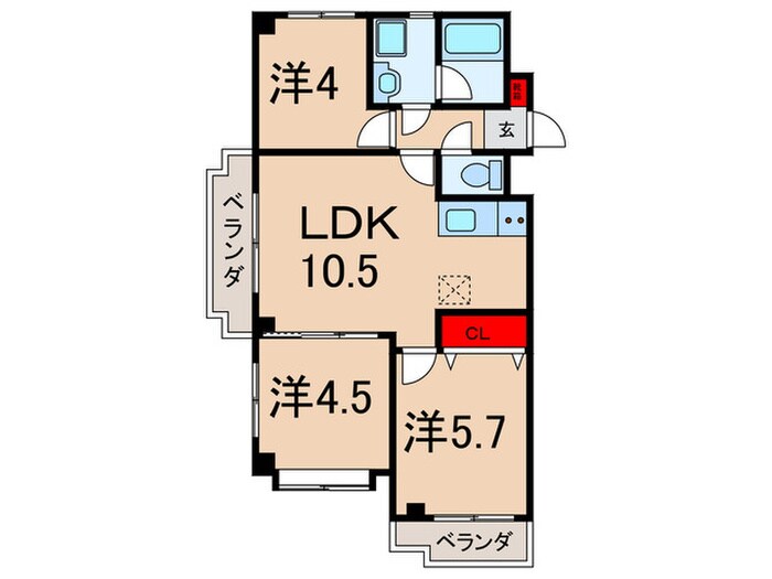 グランフィールド大泉の物件間取画像