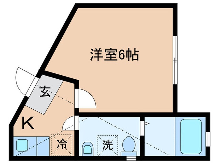 モンステラ羽沢の物件間取画像