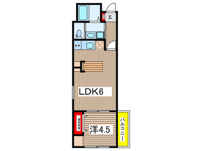 仮）穴川２丁目共同住宅新築の物件間取画像