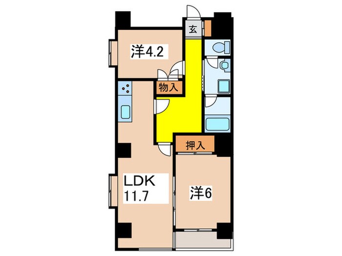 グランデール井土ヶ谷の物件間取画像