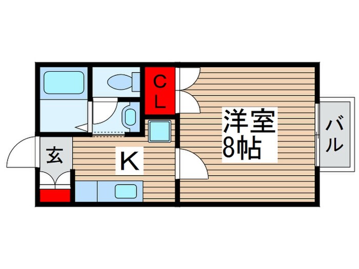 コ－トハウスの物件間取画像