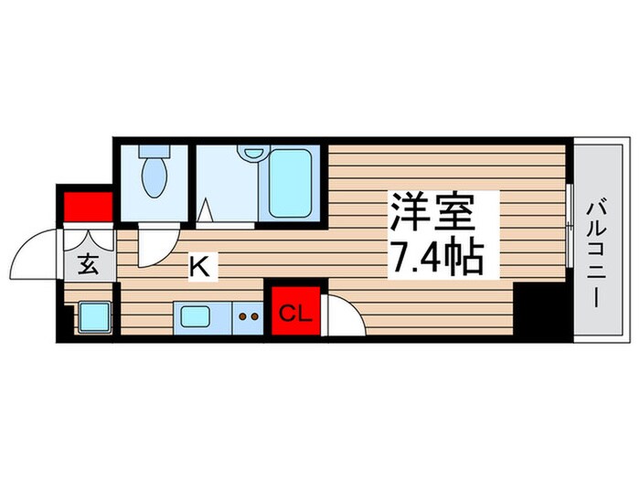 ﾗｸﾞｼﾞｭｱﾘｰｶﾞｰﾃﾞﾝ東松戸(906)の物件間取画像