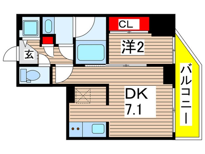 グラシアプレイス東陽町の物件間取画像