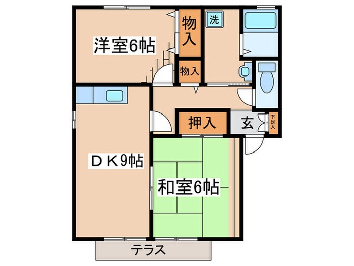 エトワ－ルＢの物件間取画像