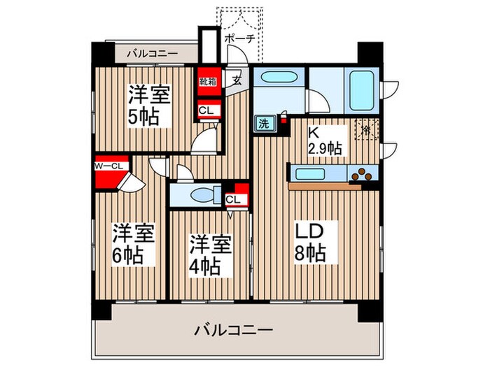 エコロジ－錦糸町レジデンスの物件間取画像