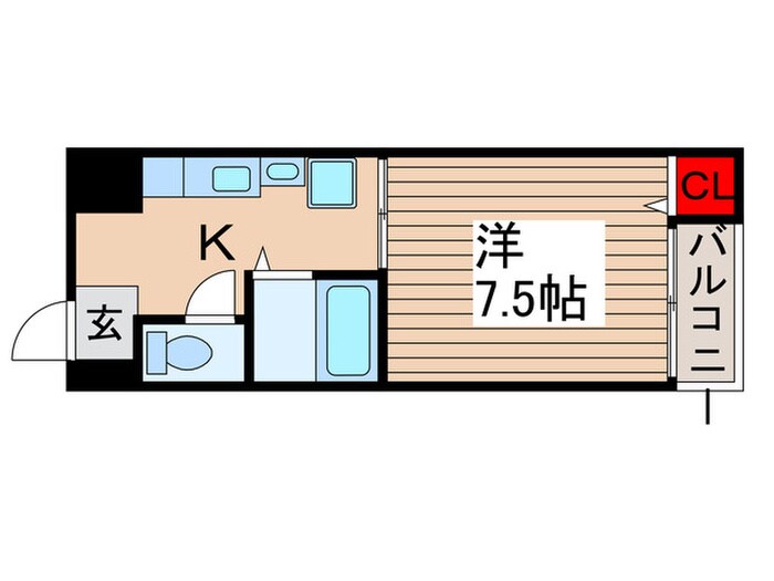 サンメゾン江北ＥＡＳＴの物件間取画像