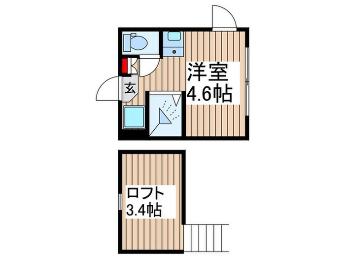 ハーモニーテラス千住東Ⅱの物件間取画像
