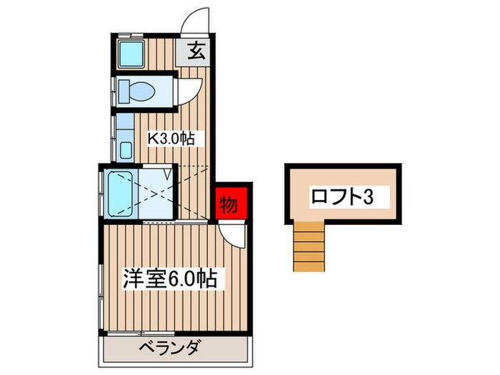 コ－ポ蜂谷の物件間取画像