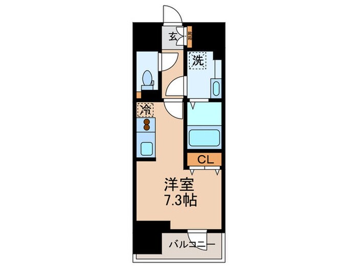 レジディア大森Ⅱの物件間取画像