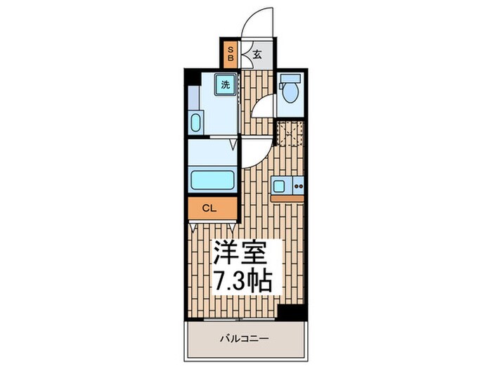 レジディア大森Ⅱの物件間取画像