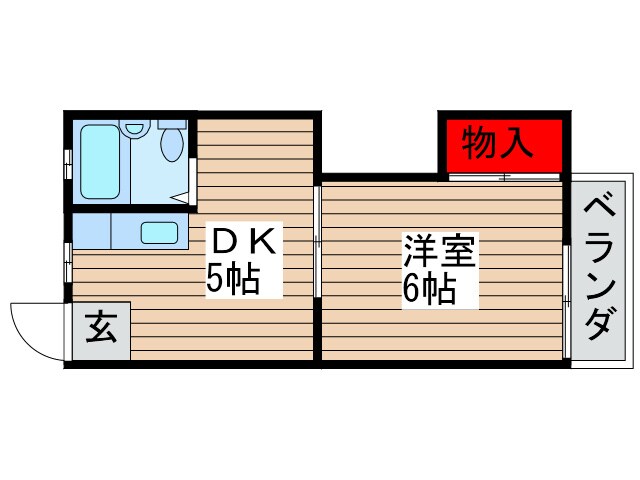 渡辺ハイツの物件間取画像