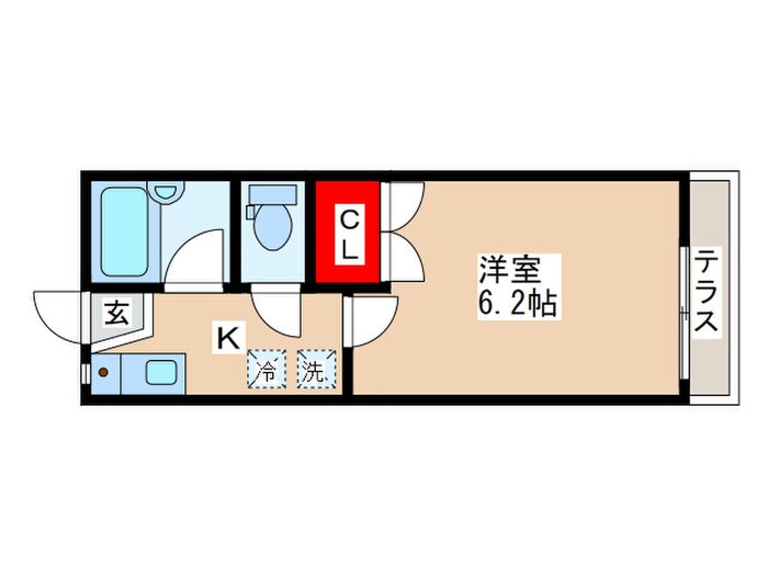 ロジェハイツⅢの物件間取画像