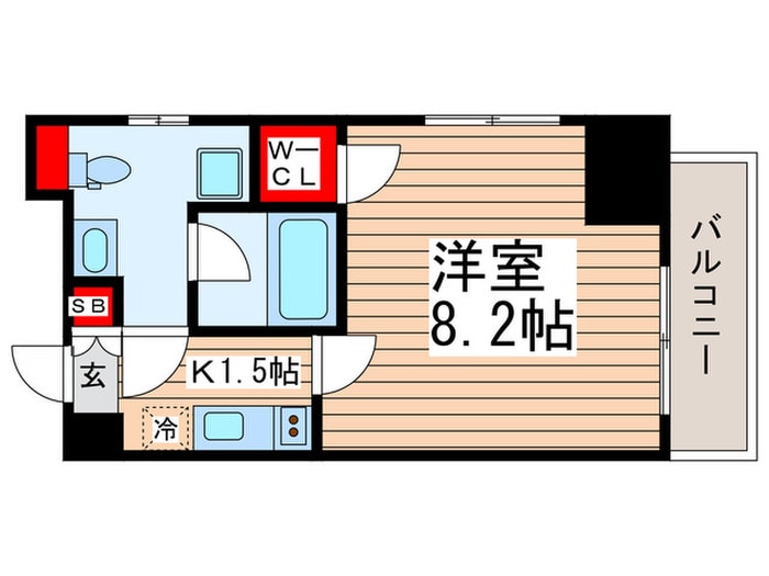 エスペランサK錦糸町の物件間取画像