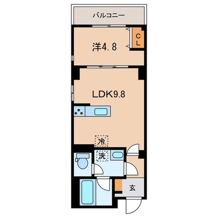 カーザ・ブランカ北斎の物件間取画像