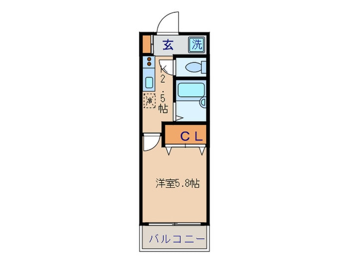 サンパティーク新丸子(1102)の物件間取画像