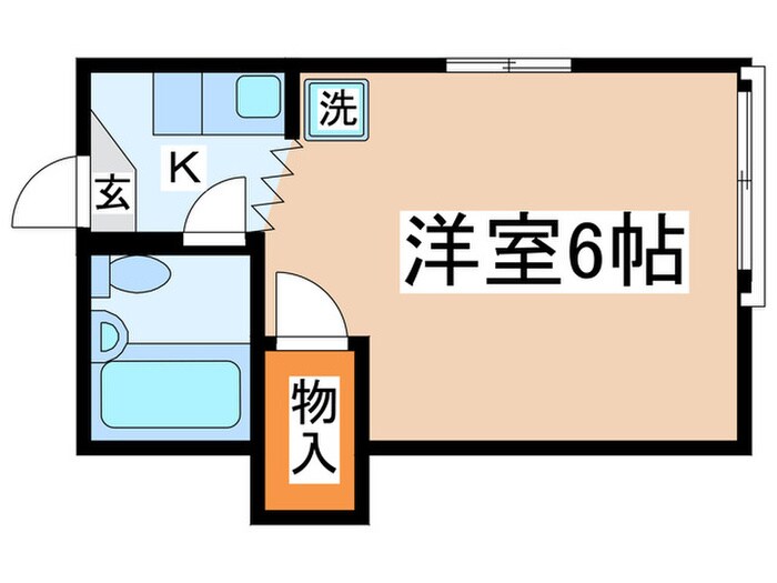 パ－ルハイムの物件間取画像