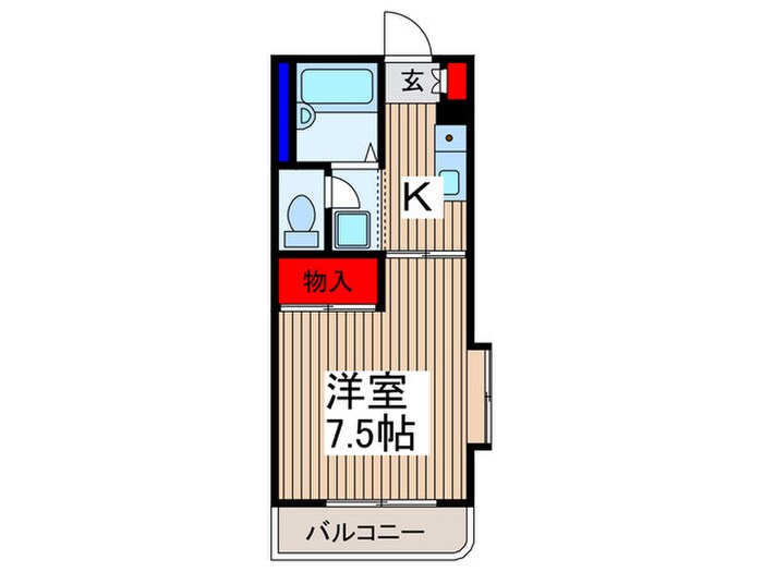 第２メイプルタウンの物件間取画像