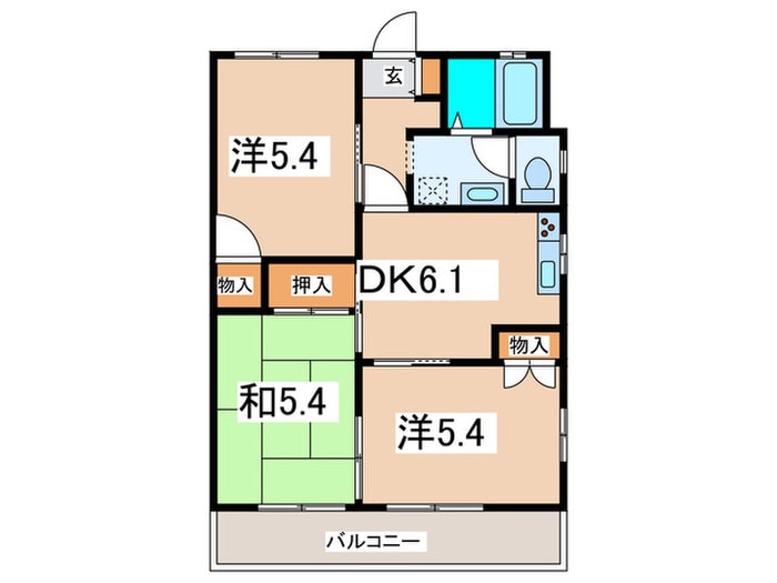 パストラルコートの物件間取画像