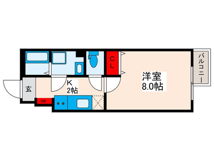 グランカーサ田端の物件間取画像