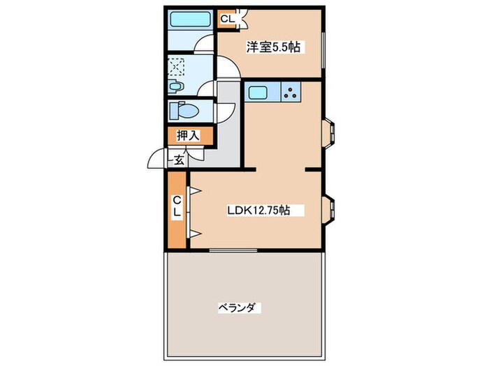 COMFORT八王子の物件間取画像