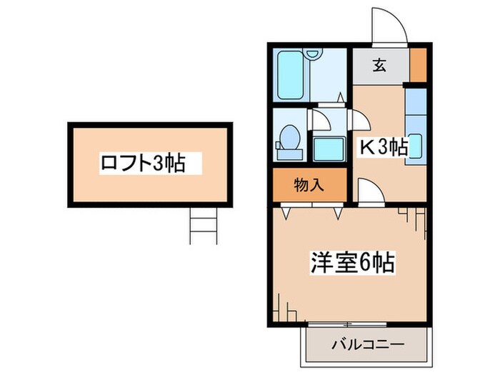 ハウスつくしんぼの物件間取画像