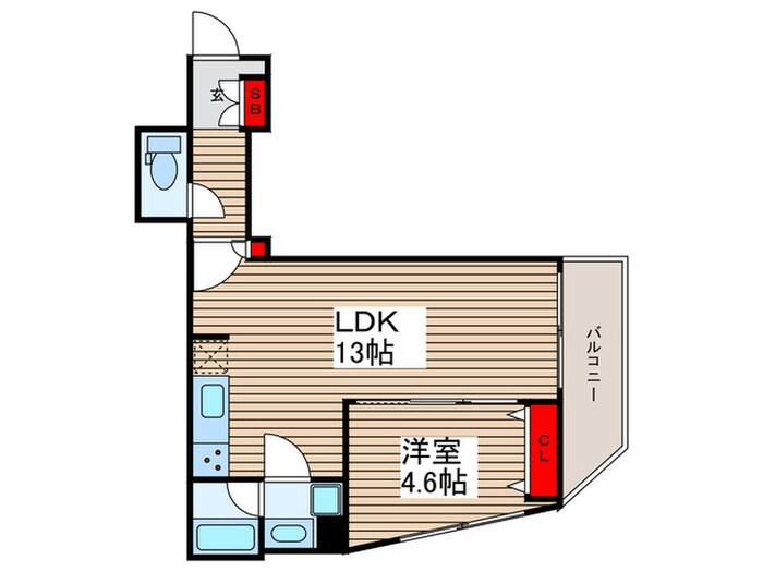 GENOVIA東向島Ⅲskygardenの物件間取画像