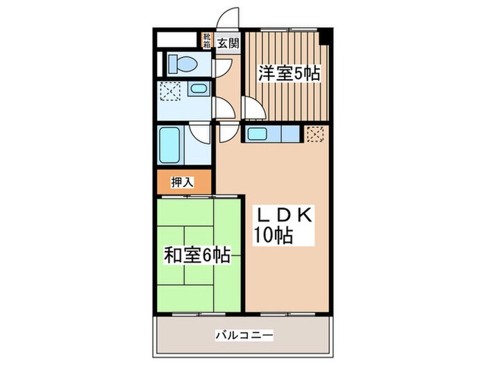 パストラル長田の物件間取画像