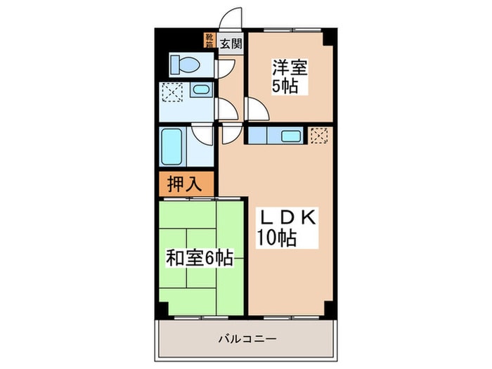 パストラル長田の物件間取画像