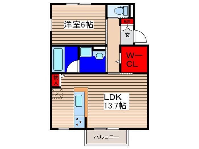 ハピネス上石神井の物件間取画像