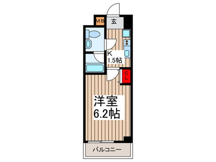 メイクスデザイン上石神井(803)の物件間取画像