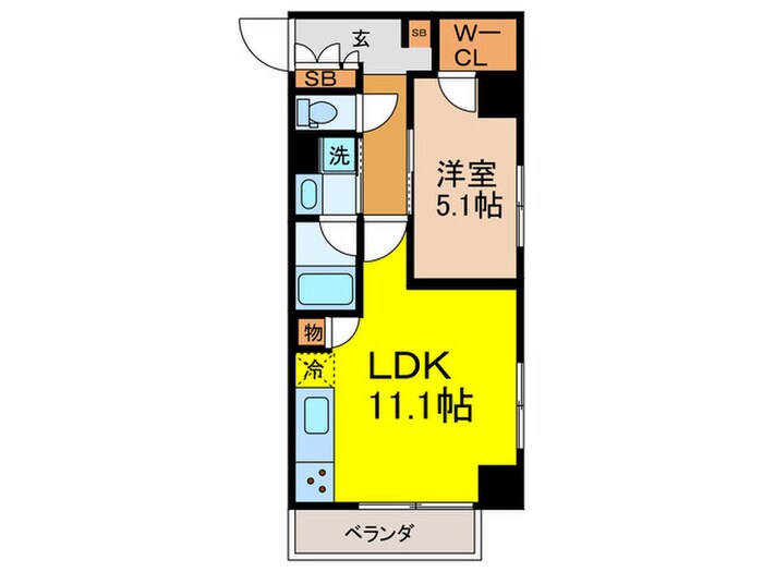MYRIA RESIDENCE Komagomeの物件間取画像