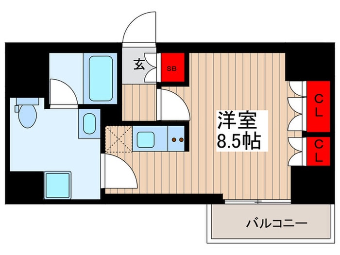 セジョリ墨田EASTⅢの物件間取画像