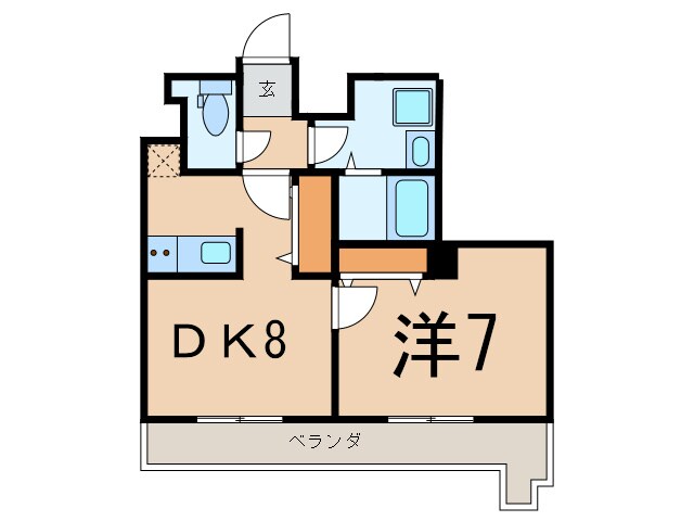 菱和パレス品川島津山（504）の物件間取画像