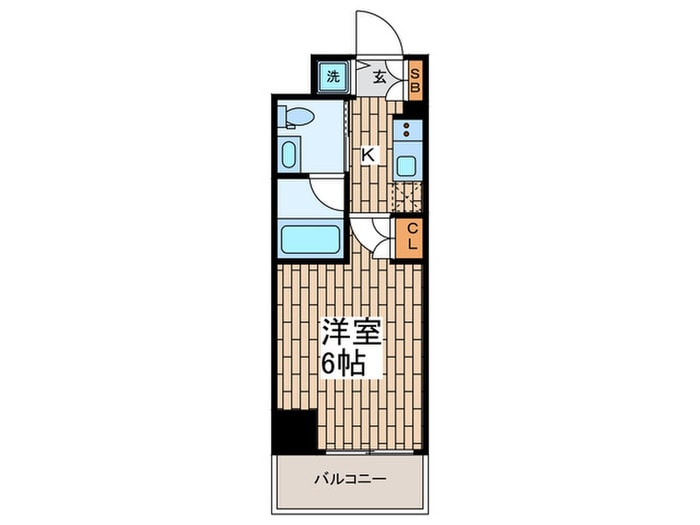 ｸﾞﾗﾝﾄｩﾙｰｽ大森ﾗｲｽﾞ（1001）の物件間取画像