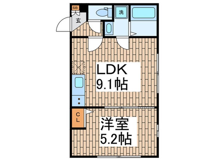 アイガーデン馬込の物件間取画像