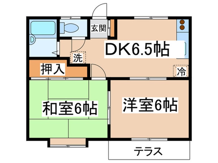 プ－ラ１１９３の物件間取画像