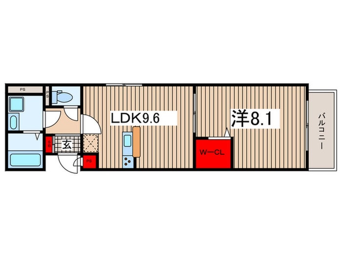 Ｃｏｃｏｎ三橋の物件間取画像